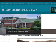 Tablet Screenshot of johnsoncountypubliclibrary.org